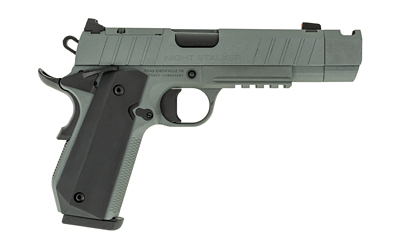 Tisas Arms 1911 Carry Semi-Auto 9mm 4.25 in, Novak Sights, Cerakote Black/Gray Finish