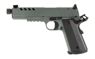 Tisas Arms Corp Night Stalker SF 1911 9mm 5 in Threaded Barrel, 10 Rounds, Grey