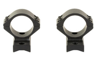 Talley 930719 1 in Light Weight Low Rings, Savage Round Receiver, Matte Black