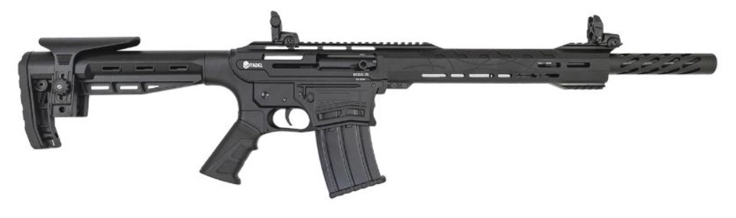 Citadel Boss 25 Semi-Auto 12 Gauge 20 in Barrel, 5+1 Rounds, Adjustable Sights