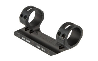 Weaver Premium MSR 30mm Fixed Optics Mount, Matte Black 7075-T6 Aluminum