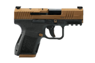 Canik METE MC9 9mm Striker-Fired Semi-Auto Pistol, Bronze Finish, 3.18 in Barrel, 15+1