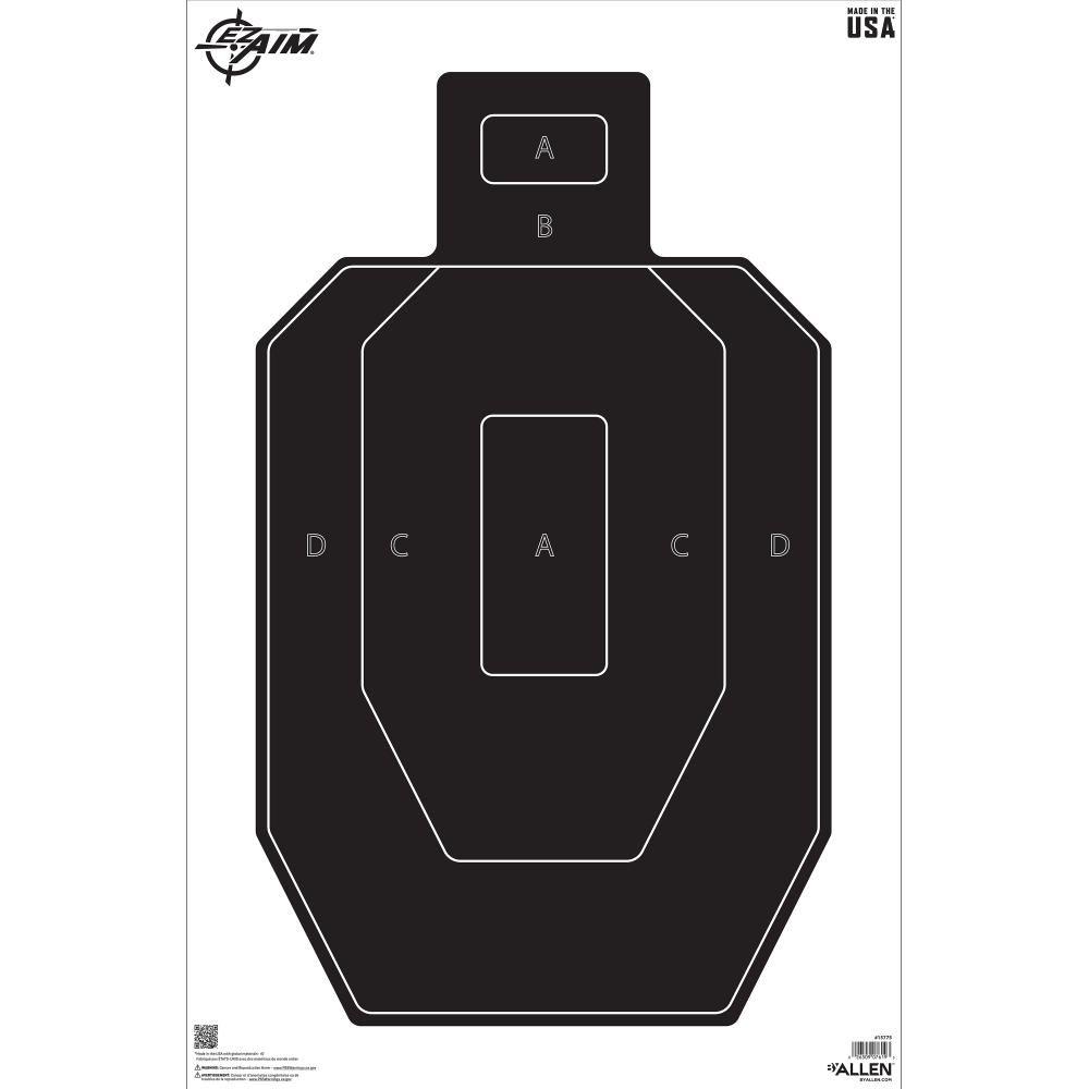 Allen EZ Aim IPSC Silhouette Target 23" x 35" 50/ct