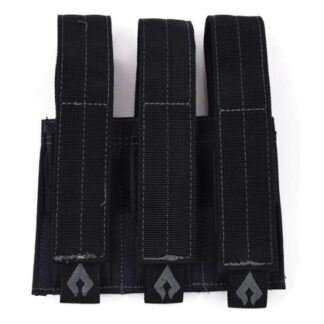 Advance Warrior Solutions Pistol Triple Mag Pouch Black