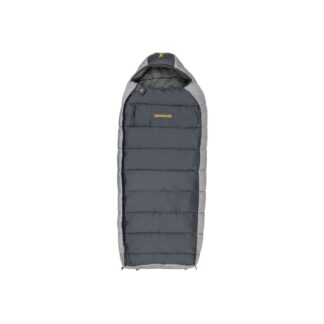 ALPS Brands McKinley 0 Degree Hooded Rectangle Sleeping Bag, Grey, 36x90 in