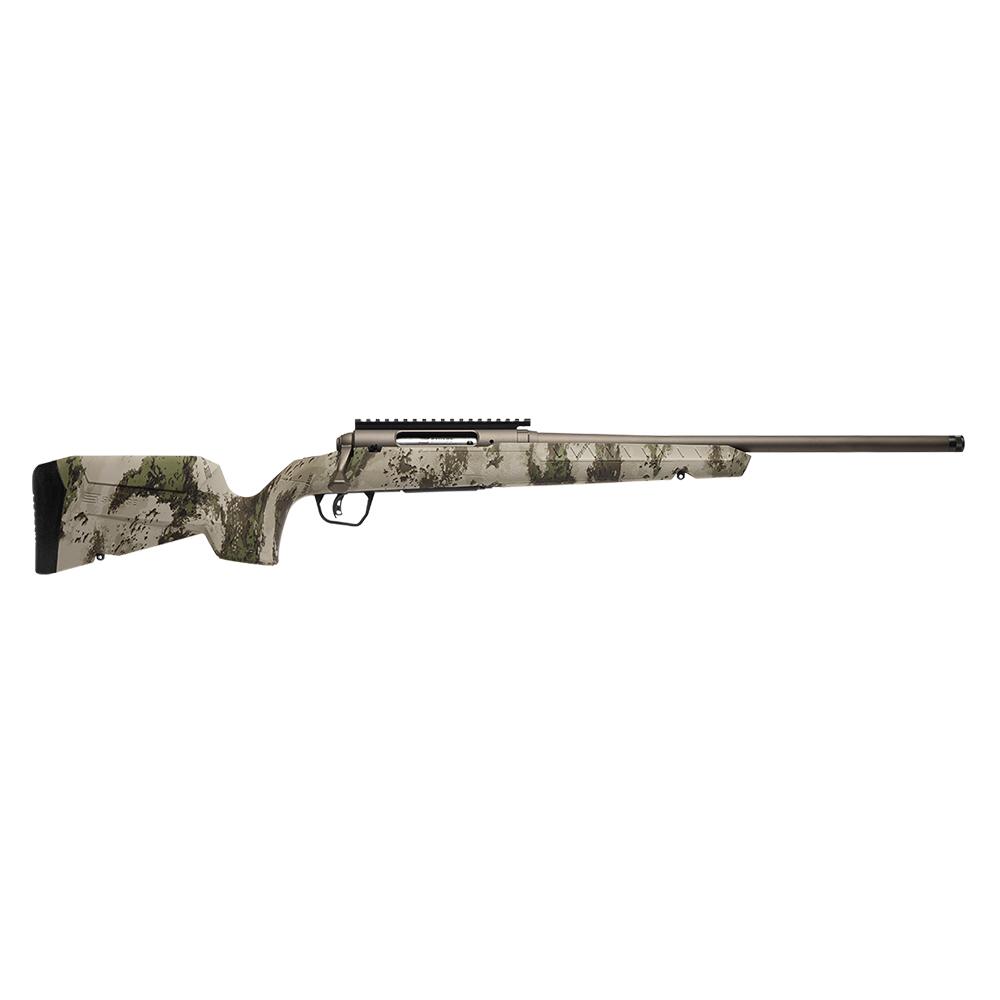 Savage AXIS 2 Pro .22-250 Rem 20 in Bolt Action Rifle, 4+1 Rounds, Gun Metal Bronze/Woodland Camo