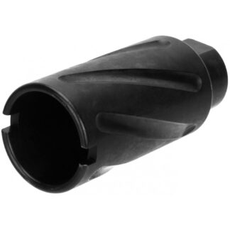TacFire Spiral Fluted Muzzle Brake .223/5.56 1/2x28 Black Oxide Steel