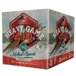 Nobel Sport .410 Bore 3 in Shotshells #4 Shot 11/16 oz 25 Rounds