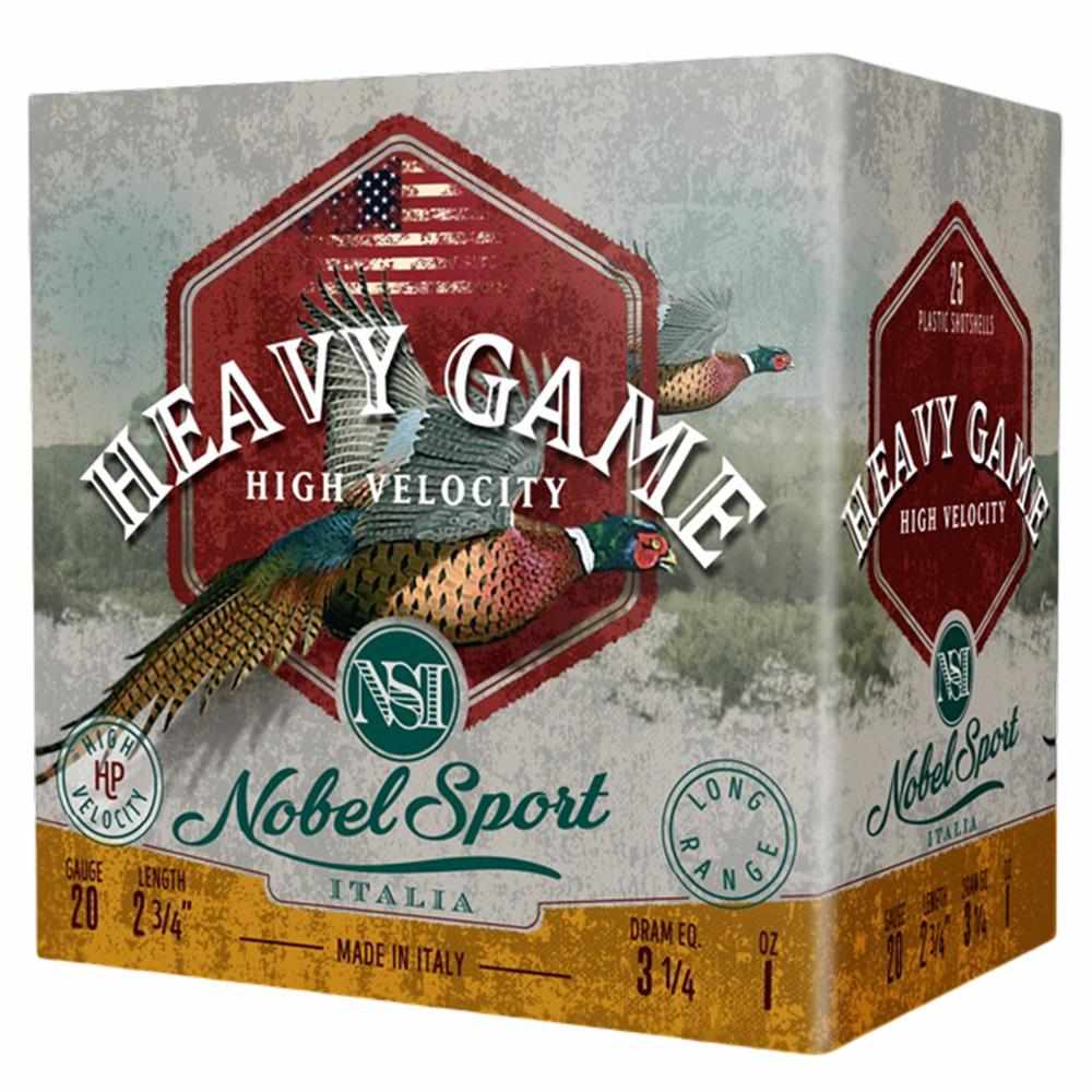 Nobel Sport Heavy Game HV 20 Gauge 2-3/4 in 1 oz #6 Shot 1330 fps