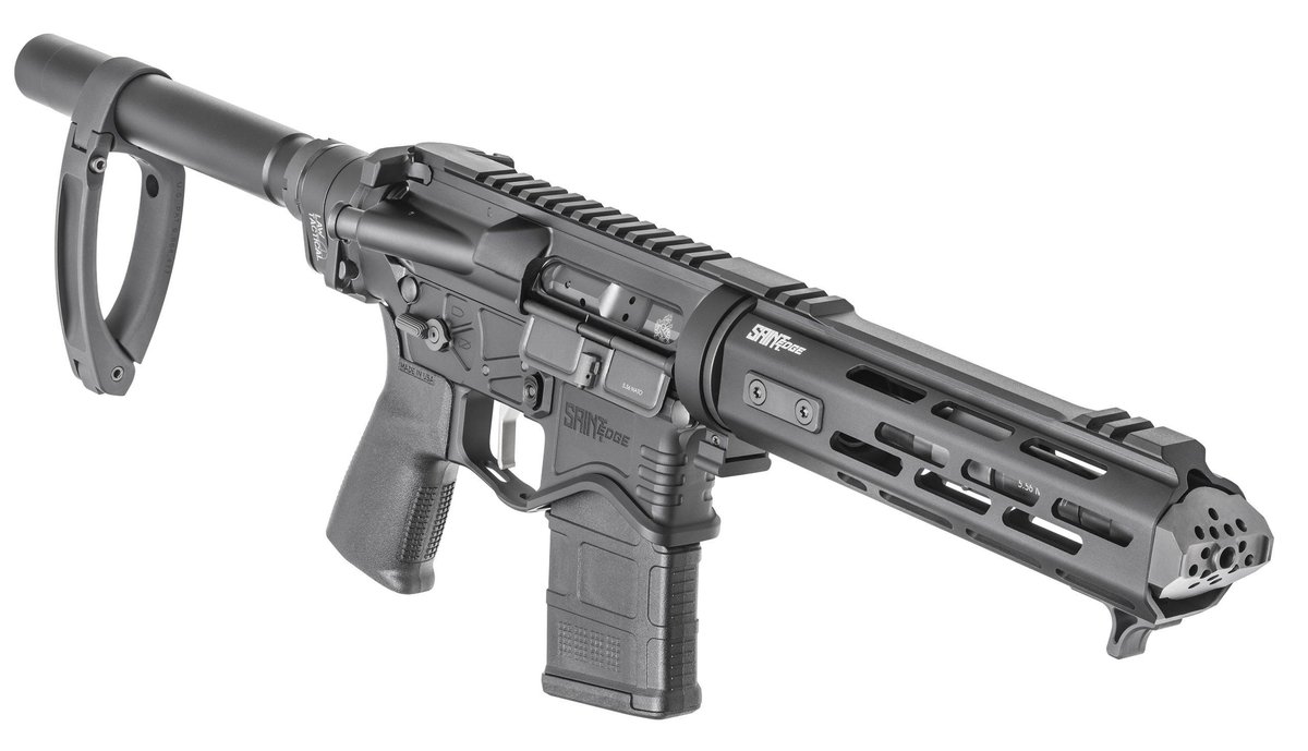 Springfield SAINT Edge EVAC Rapid Takedown Pistol 5.56m 20rd Magazine 7.5" Barrel w/Brace