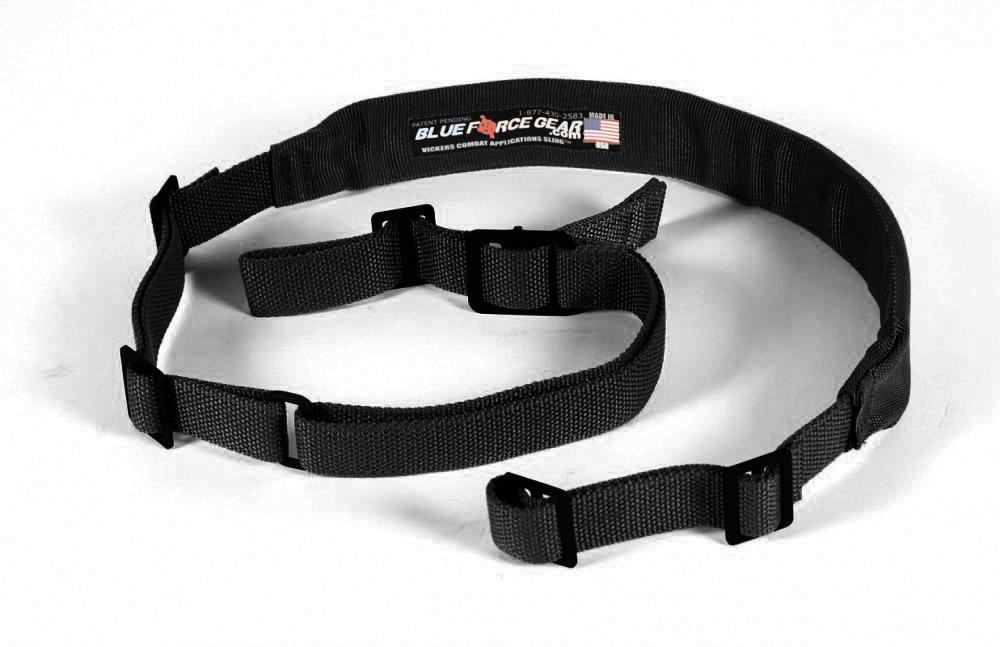 Blue Force Gear Vickers Combat Applications 2-Point Sling with Molded Acetal Hardware, Black