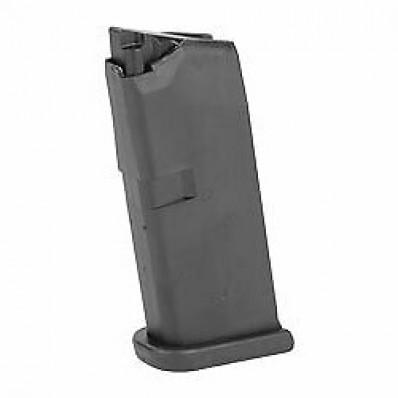Glock G43 9mm Luger Handgun Magazine, 6-Round, Polymer Encased