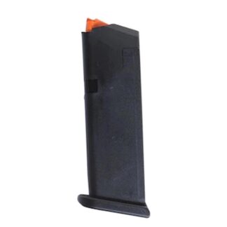 Glock G23 Gen5 Magazine 10rd .40 S&W, Black Polymer, Orange Follower