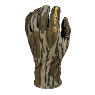 GSM Muddy Lightweight Fleece Gloves Mossy Oak Bottomland L