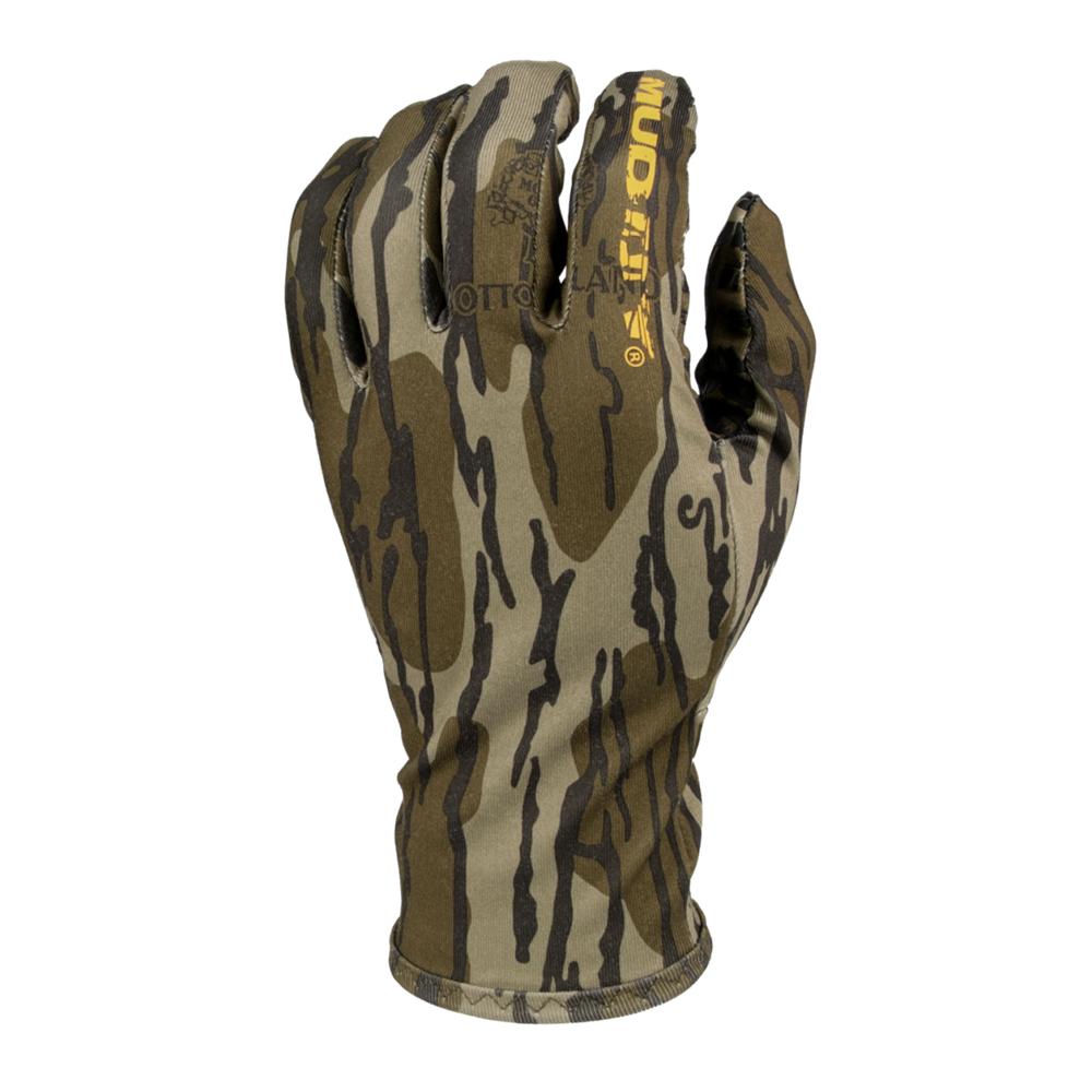 GSM Muddy Lightweight Fleece Gloves Mossy Oak Bottomland L