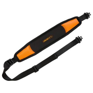 GSM Trail Blazer Lightweight Sling with Integrated QD Swivels, Black/Orange