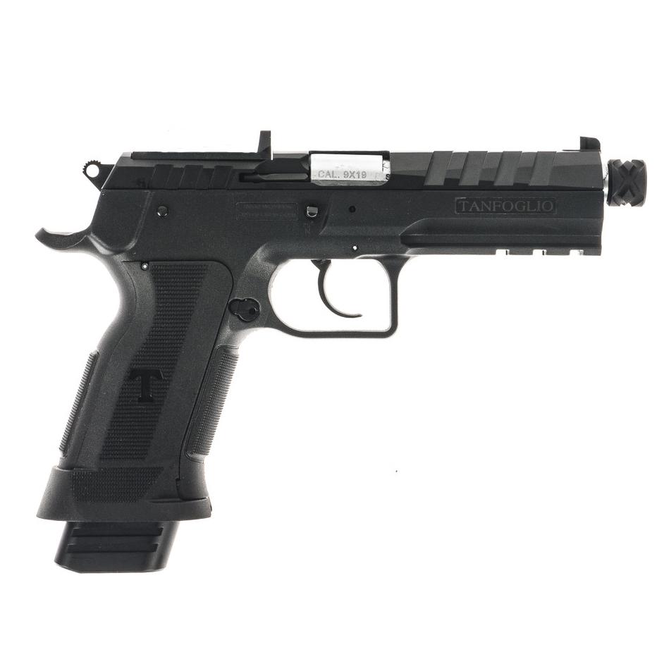 IFG Tanfoglio Force Duty Tactical Handgun 9mm Luger 20rd Magazine(1) 4.9" Threaded Barrel Rapid Sight System