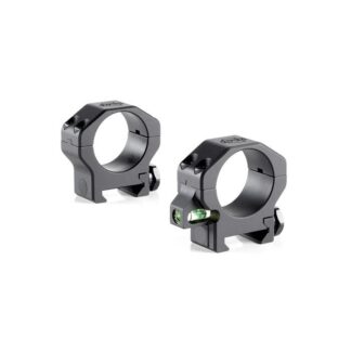 RUFFS Precision 30mm Low .885" Scope Rings with Co-Linear Bubble Level