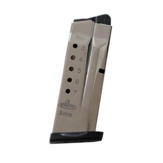 Check-Mate Industries S&W Shield 9mm Luger Magazine 7-Round Stainless Steel
