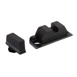 Ameriglo Optic Compatible Sight Set for Glock Gen 5 a-Cut, 0.240 in Front, Front Black
