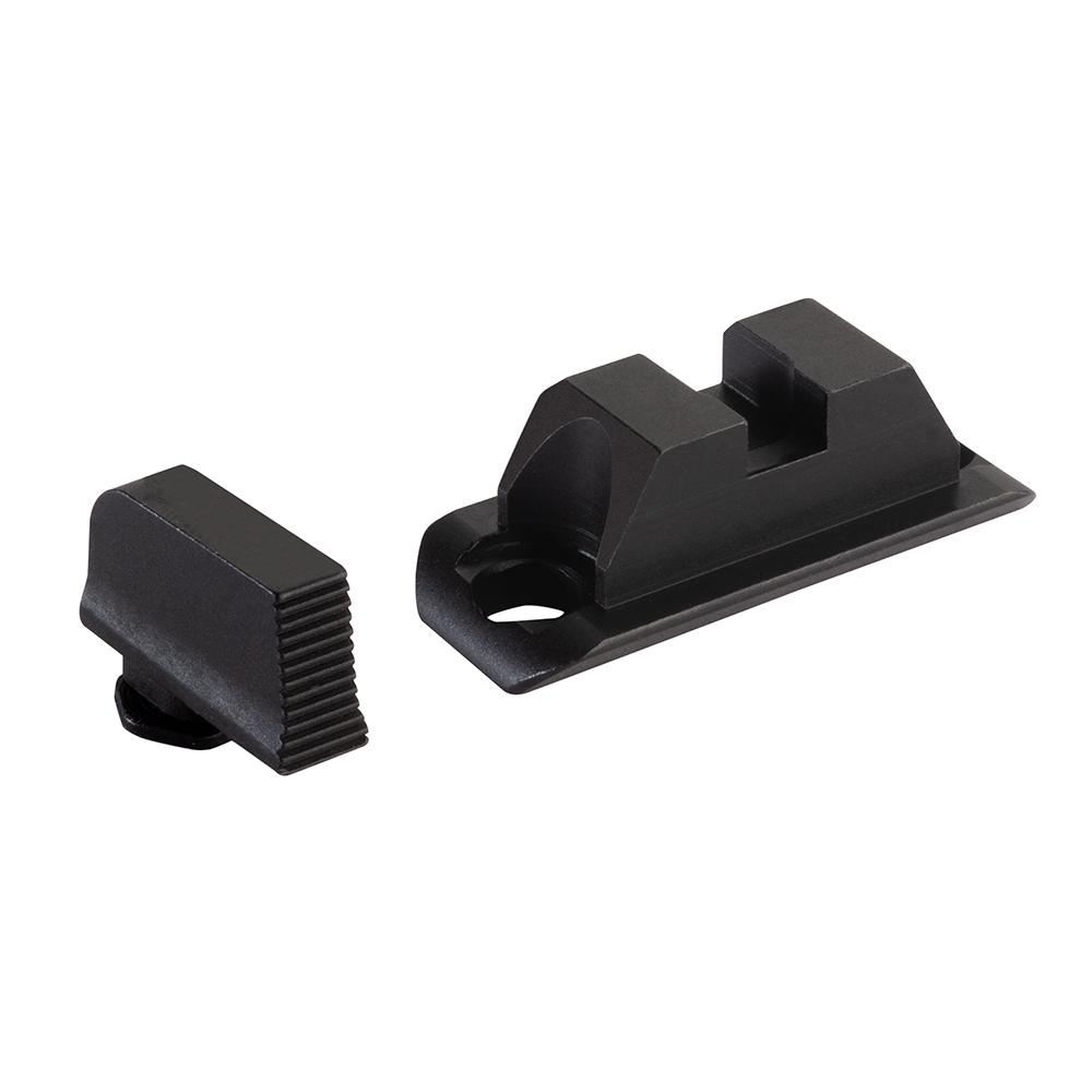 Ameriglo Optic Compatible Sight Set for Glock Gen 5 a-Cut, 0.240 in Front, Front Black