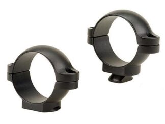 Leupold 2-Piece STD Windage Adjustable Steel Rings 1" Low Matte