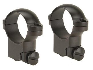 Leupold Ruger M77 2-Piece 1" High Matte Black Steel Ringmounts