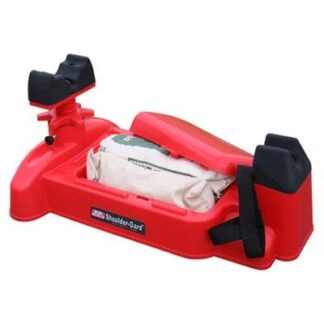 MTM SGR30 Shoulder-Gard Rifle Rest, Recoil Reducing Sling, Red Polymer