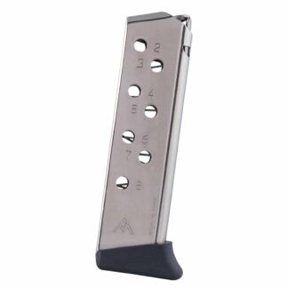 Mec-Gar Walther PP & PPK/S Magazine Nickel .32 ACP, 8 Rounds with Finger Rest