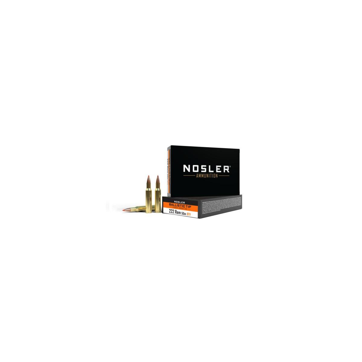 Nosler Ballistic Tip 22 Remington 50gr SP Varmint 20 Rounds