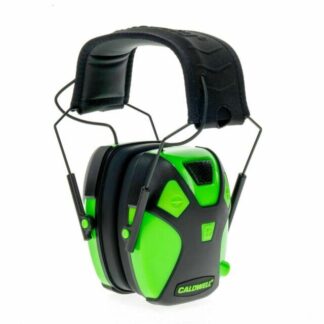 Caldwell E-Max Youth Pro Electronic Earmuffs, 23 dB NRR, Neon Green