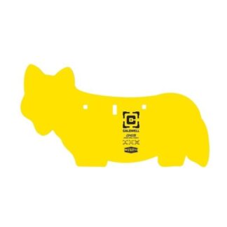 Caldwell AR500 Coyote Steel Hanging Target Yellow