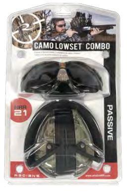 Radians Combo Set -Lowset Camo EM with Outback Smoke Clear Glass