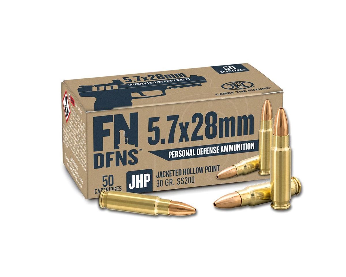FN DFNS SS200 5.7x28mm 30 Grain JHP Ammunition