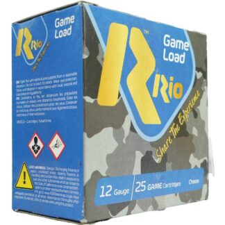 Rio Ammunition Top Game High Velocity 12 Gauge 2-3/4 in #5 Shot 1-1/4 oz 25 Rounds