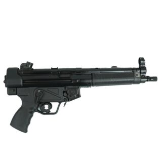 Military Arms MAC 5 9mm Roller-Delayed Blowback Pistol, 8.9 in Barrel, Threaded 1/2-28, right side view
