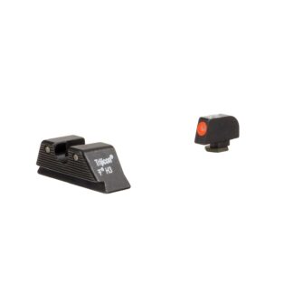 Trijicon HD XR Night Sights Set for Glock MOS, Green Tritium Rear, Orange Front, Black Frame