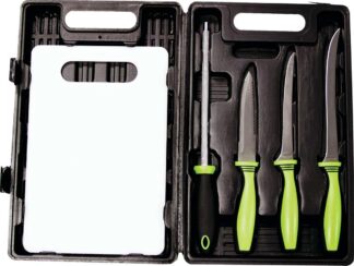 Sarge Knives Angler's Edge 5-Piece Fishing Knife Kit with Black Case