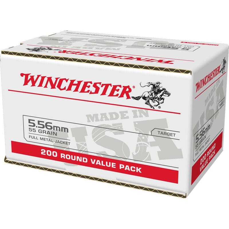 Winchester USA Lake City M193 5.56 NATO 55 gr FMJ 200 Rounds