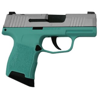 SIG Sauer P365 9mm Luger Micro-Compact Handgun, 3.1 in Barrel, Nitron Silver Slide