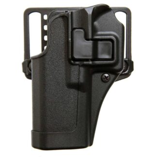 Blackhawk SERPA CQC Right-Hand OWB Glock 29/30/39 Belt-Loop/Paddle Holster, Matte Black
