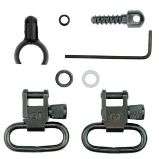 GrovTec GTSW40 Two-Piece Barrel Band Swivel Set .420-.470 Black Oxide