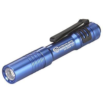 Streamlight MicroStream USB 250 Lumens Pocket Flashlight, Blue