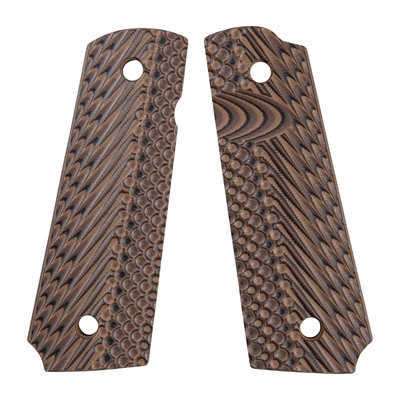 Vz Grips Operator II Grips, Hyena Brown, Commander
