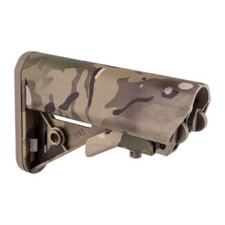 B5 Systems Enhanced SOPMOD Collapsible Stock MIL-SPEC Multicam (Quick Detach)