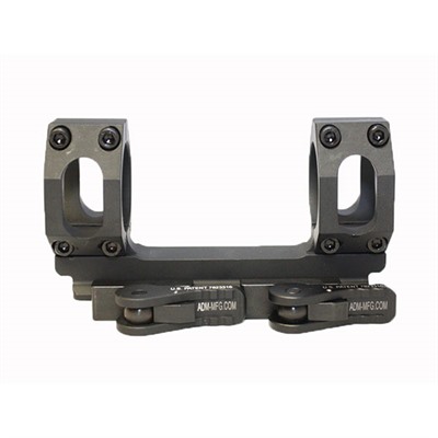 American Defense Mfg AD-RECON-S-34-STD 34mm 0 MOA Quick Detach Scope Mount, Black