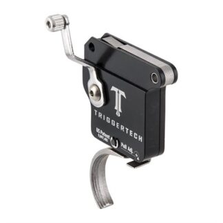 Trigger Tech Remington 700 Adjustable Primary Curved Trigger, Right Hand, Stainless Finish (1.5-4 lb)