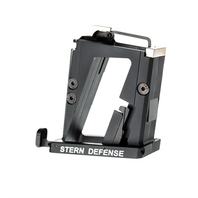 STERN DEFENSE Mag-AD9 AR-15 Conversion Adapter for 9mm/40 S&W Magazines, Black Aluminum
