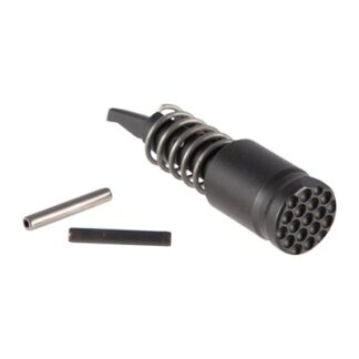 Forward Controls Design AR-15 Low Drag Forward Assist, Dimpled Steel, Black