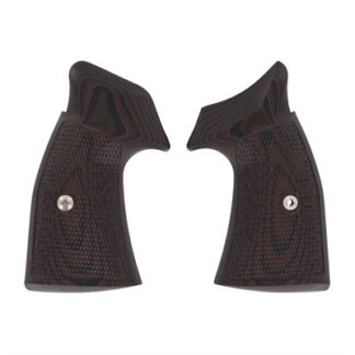 S&W K/L FRAME TAC DIAMOND, SQUARE BUTT, BLACK CHERRY